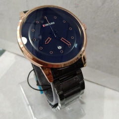 Forrad Men’s Watch With Stainless Steel Strap Date Function Analog Display – Durable & Lightweight Casual Wristwatch