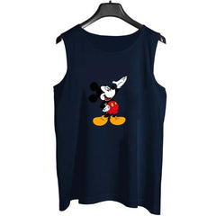 Mickey Mouse Sando Tank Top For Men Workout Tank Top Gym Shirts For Men | Sleeve-less Shirt