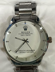 Rolex Men’s Formal Quartz Wrist Watch With Stainless Steel Chain | Best Quality Rolex Watch For Men’s – Men’s Watches – Wrist Watch For Men – With Random Box