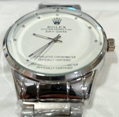 Rolex Men’s Formal Quartz Wrist Watch With Stainless Steel Chain | Best Quality Rolex Watch For Men’s – Men’s Watches – Wrist Watch For Men – With Random Box