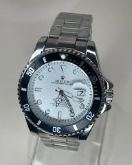 Rolex Men’s Formal Quartz Wrist Watch With Stainless Steel Strap ( With Random Box )