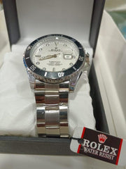 Rolex Men’s Formal Quartz Wrist Watch With Stainless Steel Strap ( With Random Box )