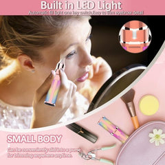 2 In 1 Electric Eyebrow Trimmer & Shaver – Rechargeable, Painless Hair Removal For Women