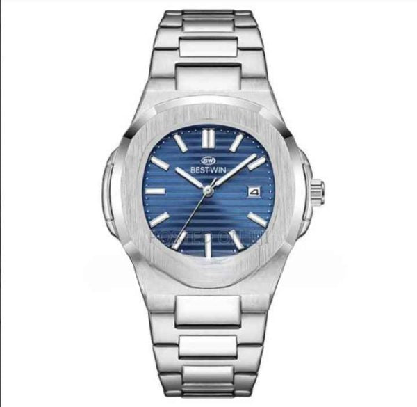 Bestwin Bw-137 Men’s Luxury Quartz Watch Stainless Steel Watch – Classic Analog Display, Stainless Steel Strap, Waterproof Design,