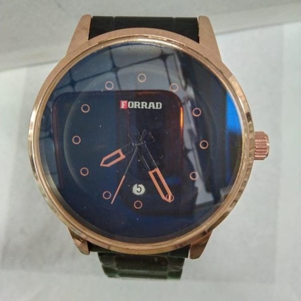 Forrad Men’s Watch With Stainless Steel Strap Date Function Analog Display –  Durable & Lightweight Casual Wristwatch