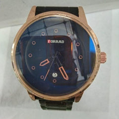 Forrad Men’s Watch With Stainless Steel Strap Date Function Analog Display –  Durable & Lightweight Casual Wristwatch