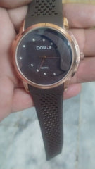 Men’s Quartz Watch – Stainless Steel Dial With Silicone Strap, Casual Analog Wristwatch (non-waterproof, No Box