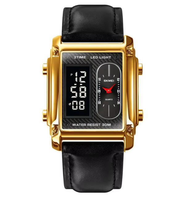Original Skmei 1868 Boys New Style Design Famous Watch Digital Analog Mens Wrist Watches For Men Luxury Watch – Without Box