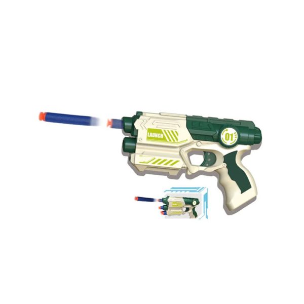 Plastic Soft Bullet Gun Toy | Best Quality Toy For Kids –  soft Bullet Shooting Gun – Random Color