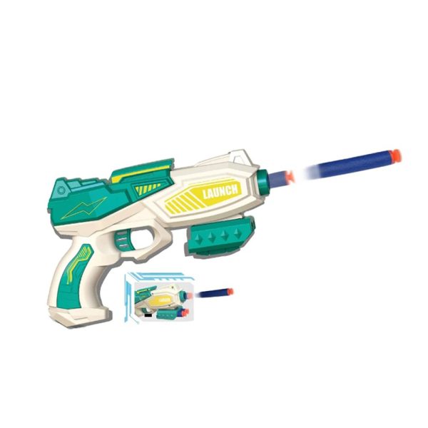 Plastic Soft Bullet Gun Toy | Best Quality Toy For Kids –  soft Bullet Shooting Gun – Random Color